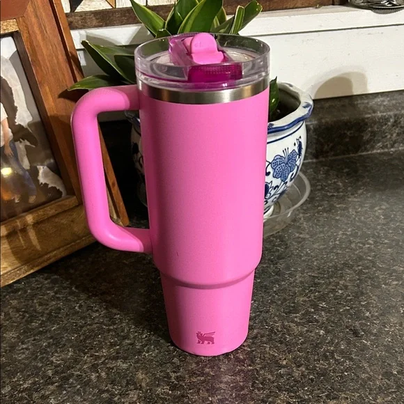 Stanley Vibrant Pink Travel Tumbler - Picture 2 of 4